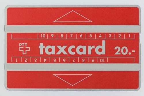 Télécarte taxcard 20 ptt - taxcard,