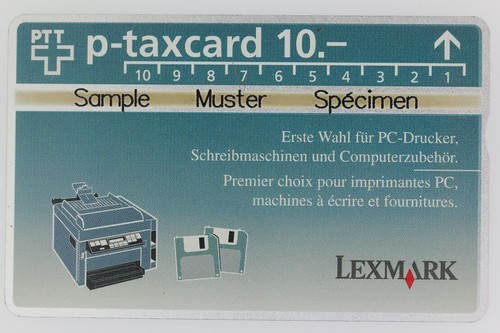 Télécarte dummy lexmark - l&g,