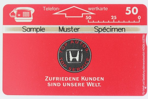 Télécarte dummy honda - l&g,