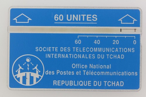 Télécarte tchad blue 30 - l&g,
