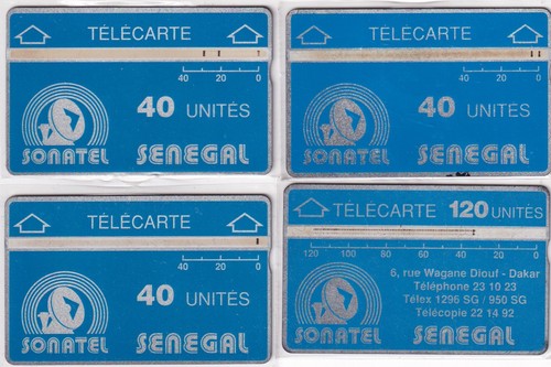Senegal 3x 50 u - l, g